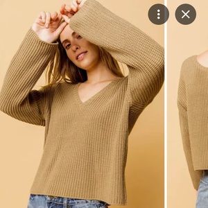 Amuse society knit sweater
